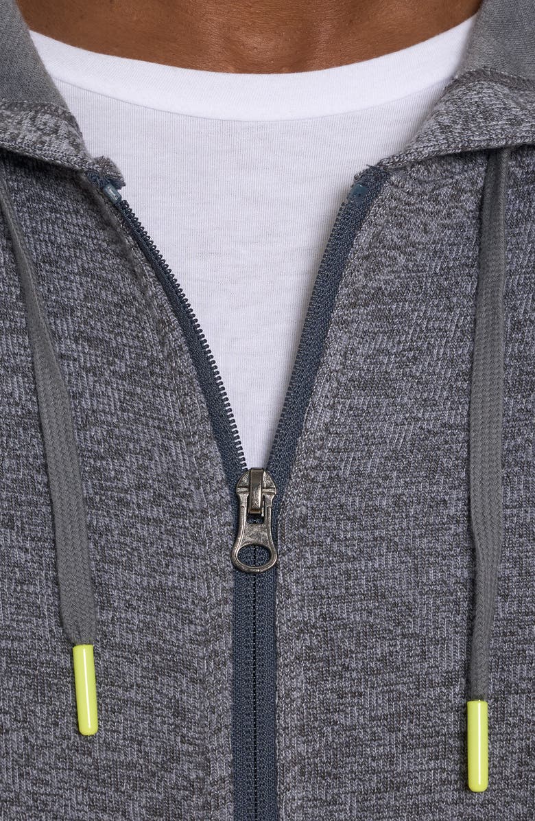 Robert Graham Atom Skull Appliqué Zip Hoodie, Alternate, color, 