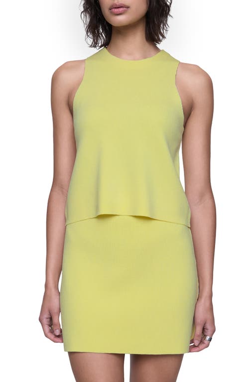 Rebecca Minkoff Lola Intarsia Top In Chamomile