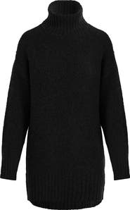 Favorite Daughter The St. James Long Sleeve Turtleneck Wool Blend Sweater Dress