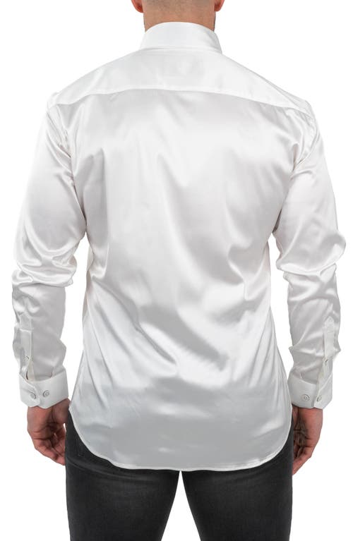 Maceoo Ceremony Prince Button-up Shirt In White