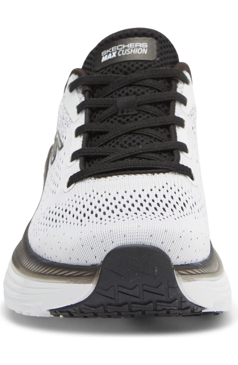 SKECHERS Max Cushiong Endeavor Kauska Sneaker, Alternate, color, White/ Black
