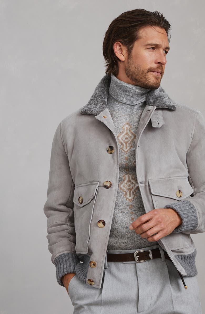 Brunello Cucinelli Shearling jacket, Alternate, color, 