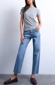 Topshop Orson Straight Leg Jeans