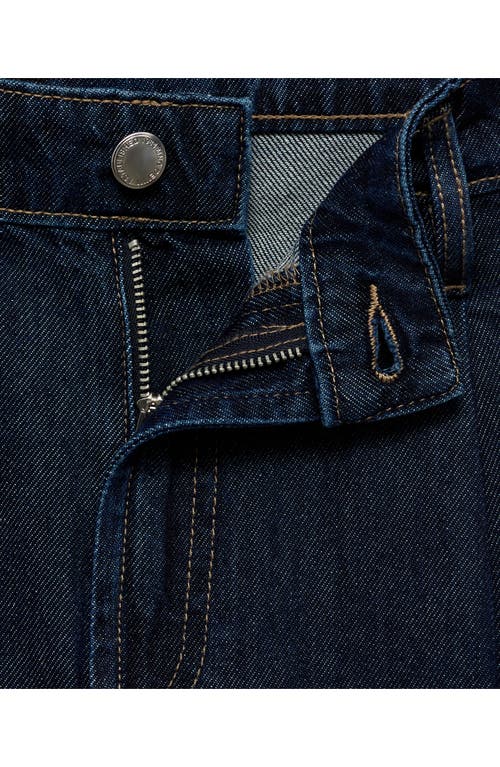 Mango Dart Bermuda Shorts In Blue