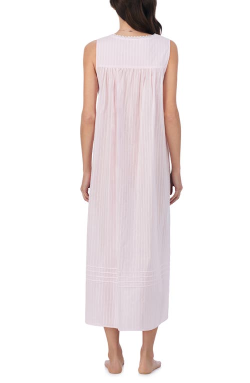 Shop Eileen West Sleeveless Cotton Ballet Nightgown In Blush