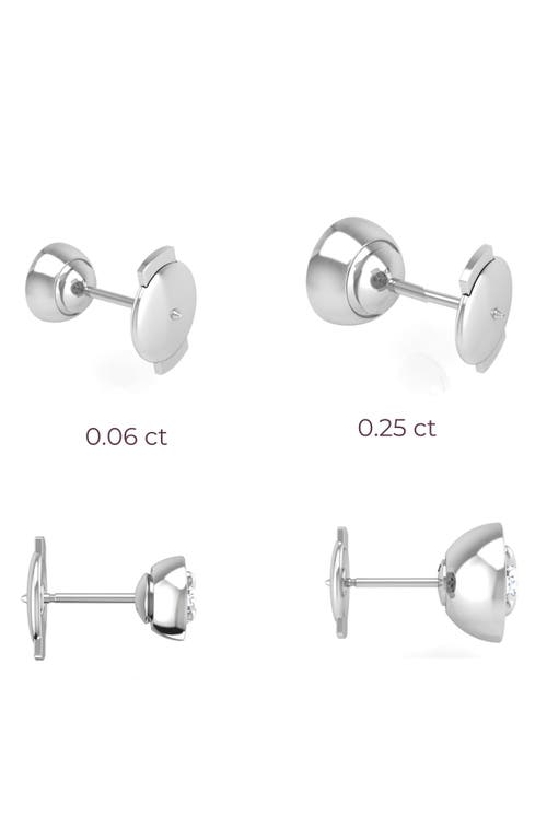 Seed2stone Center-of-attention Back-off Stud In Silver