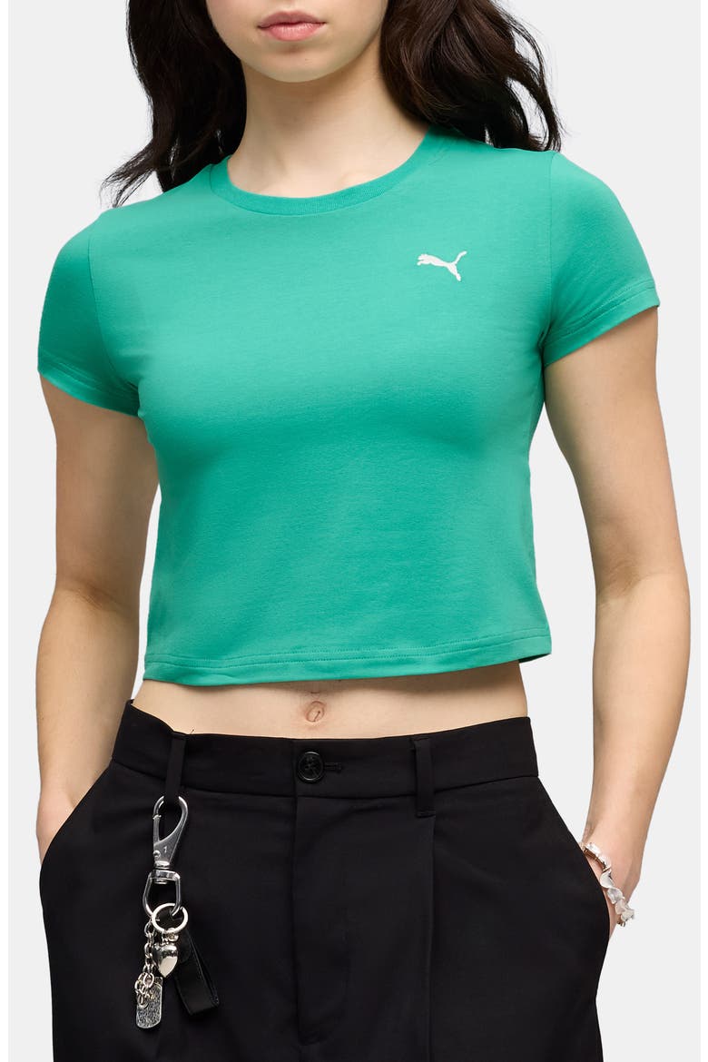 Wardrobe Essential Baby Tee, Main, color, VIBRANT GREEN