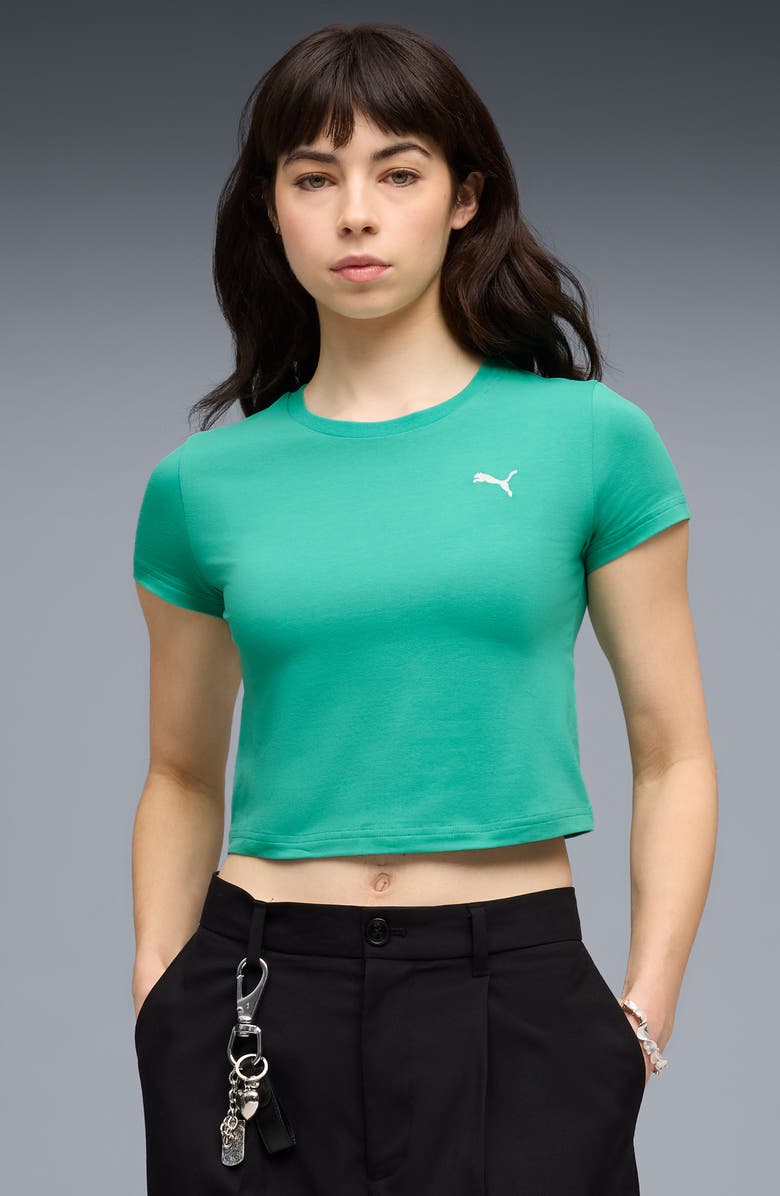 PUMA Wardrobe Essential Baby Tee, Alternate, color,