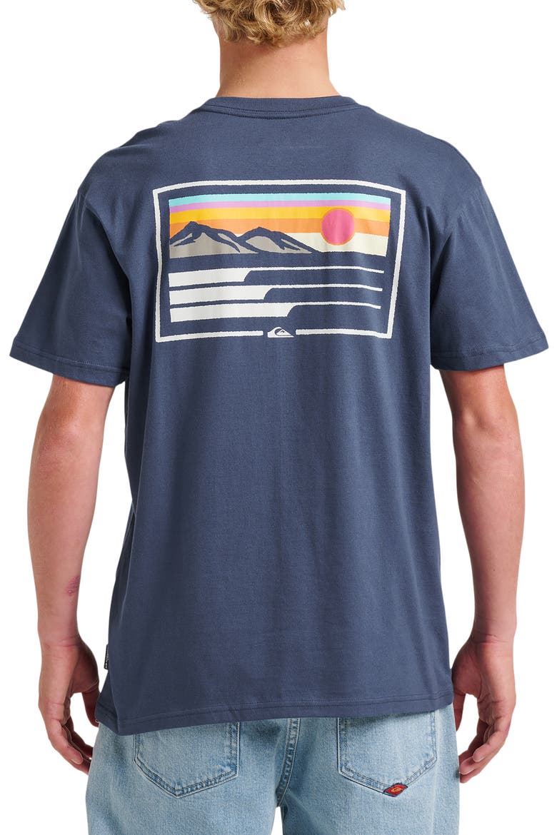 Coastal Vibes Graphic T-Shirt, Alternate, color, NAVY