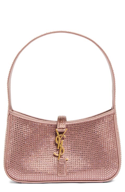 Le Mini Embellished Leather Hobo Bag