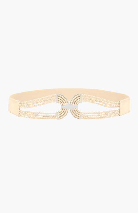 Symmetrical Buckle Waist Belt