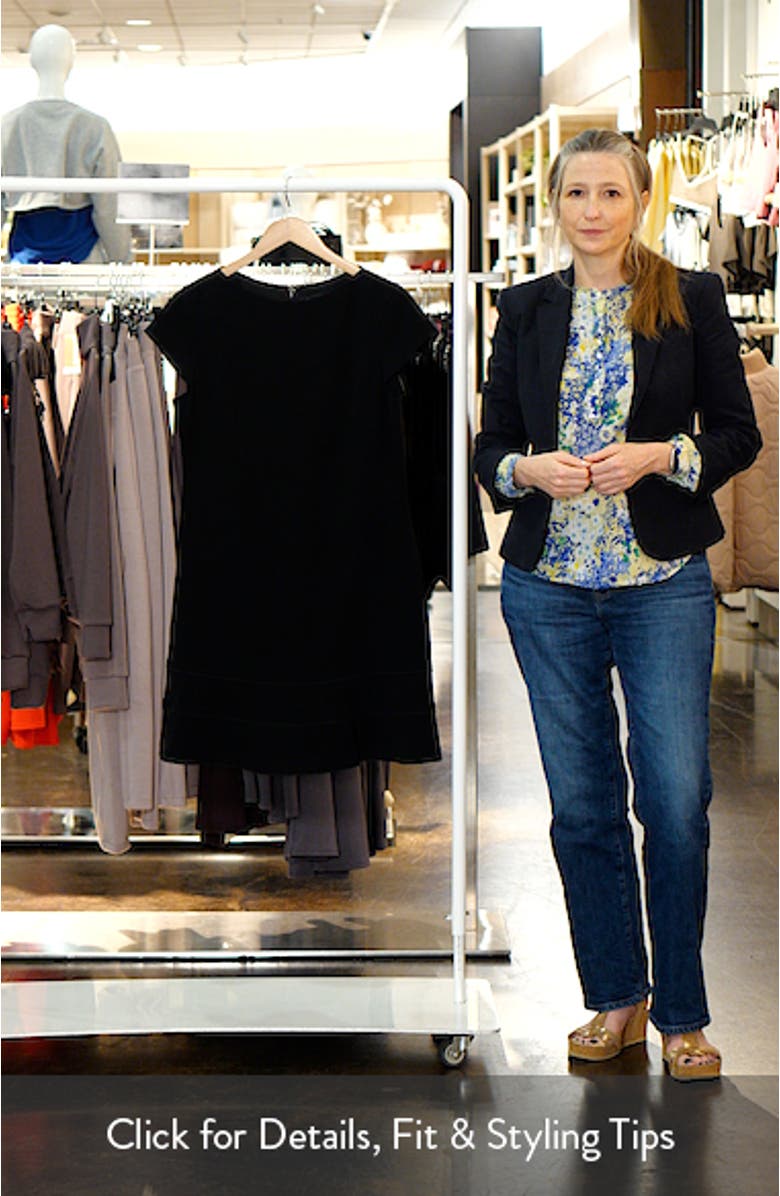 Bateau Neck Tiered Minidress, sales video thumbnail