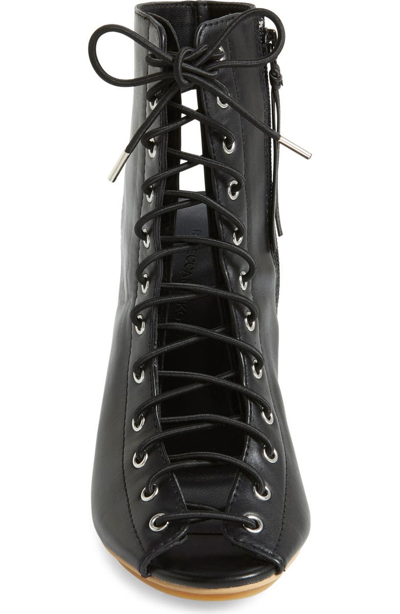 Rebecca Minkoff 'Elle' Lace-Up Espadrille Wedge Sandal, Alternate, color,