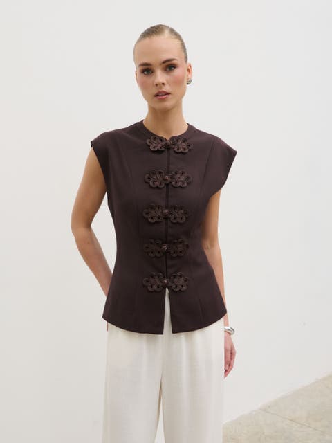 Hollyn Sleeveless Waistcoat