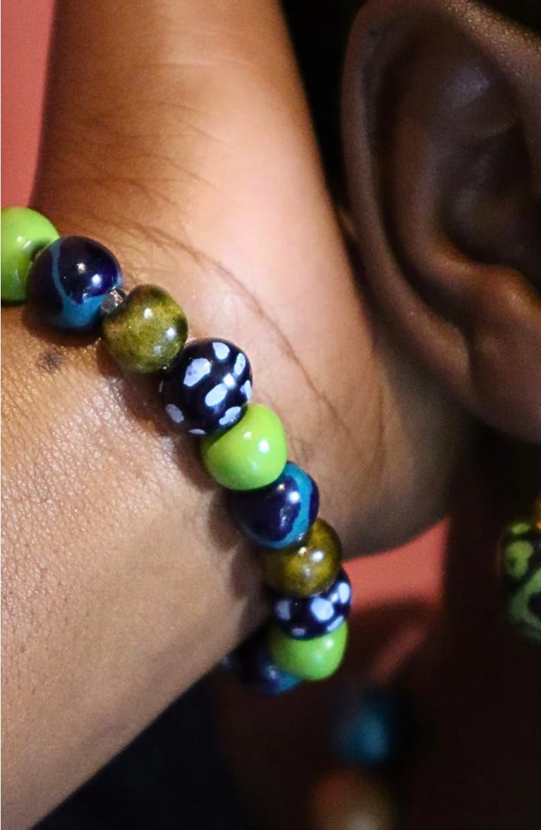 Kazuri Tsavo Collection - Kilimanjaro Bracelet, Alternate, color, Multi