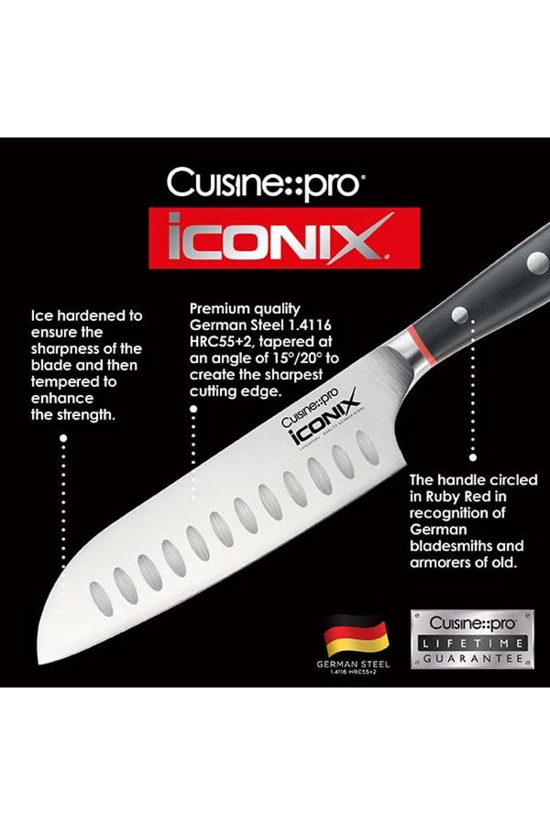 iconiX® 6.5" Cleaver, Alternate, color, Black