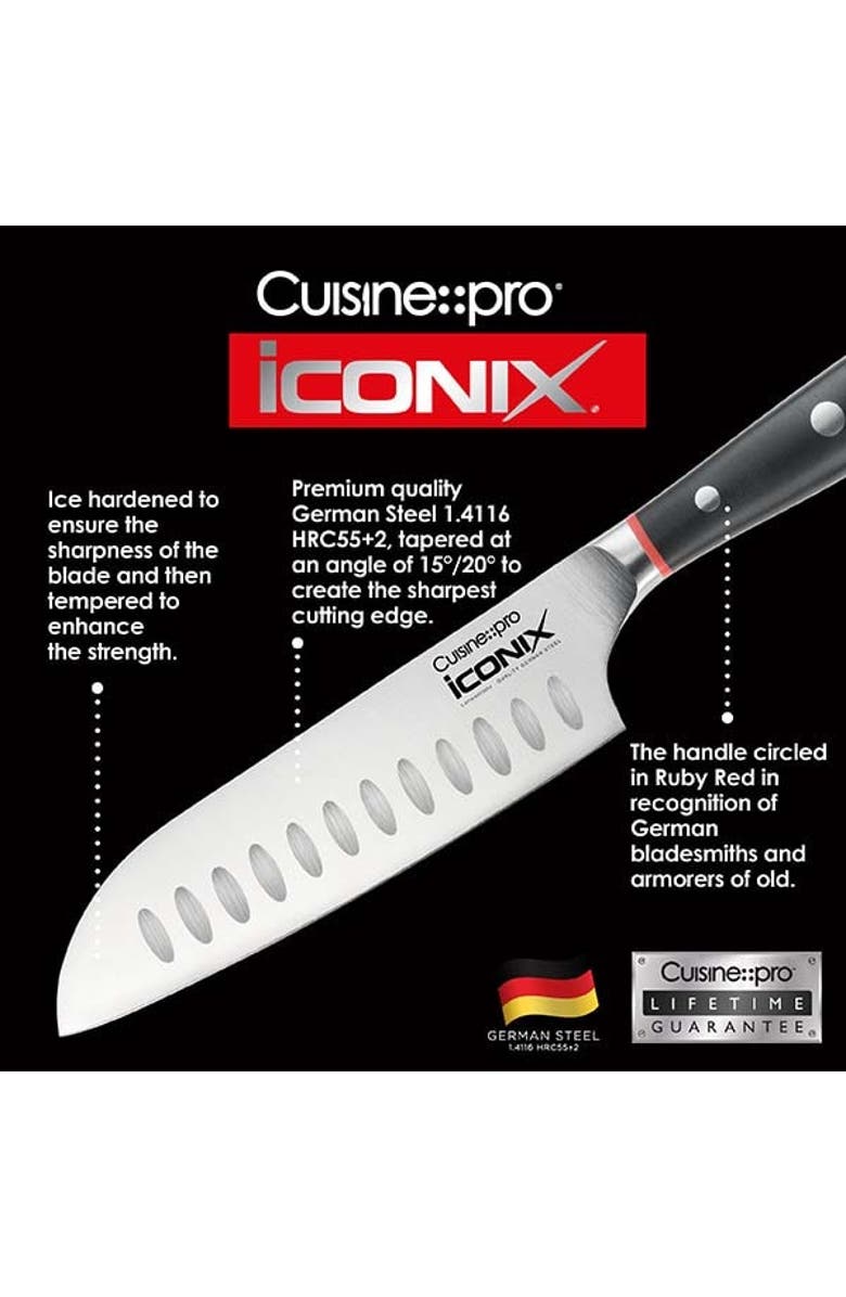 Cuisine::pro<sup>®</sup> iconiX<sup>®</sup> 5.5" Try Me All-Purpose Knife, Alternate, color, Black