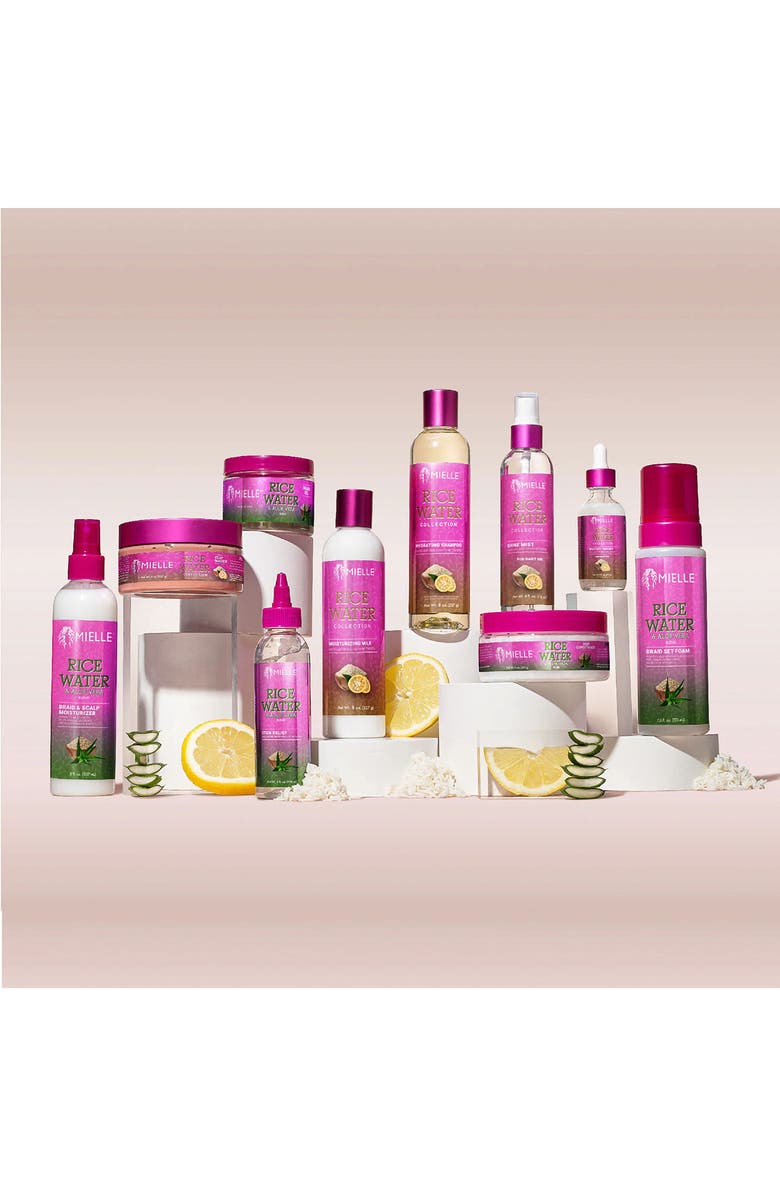 MIELLE Rice Water & Aloe Vera Blend Braid Set Foam, Alternate, color,