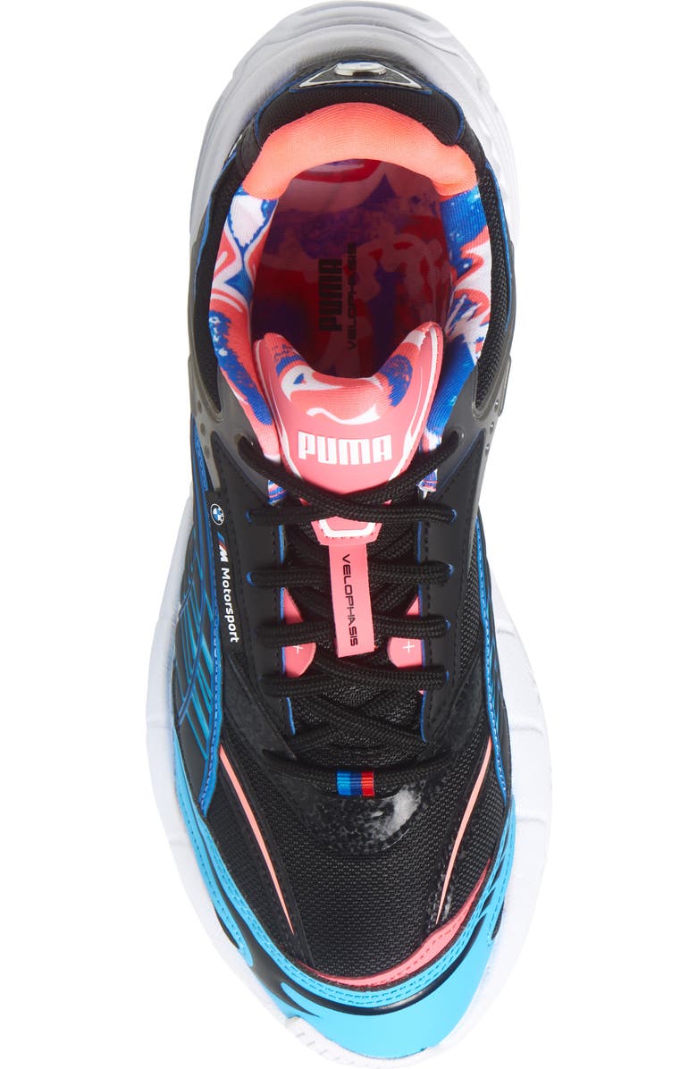 PUMA Scuderia BMW Velophasis Neon Sneaker, Alternate, color,