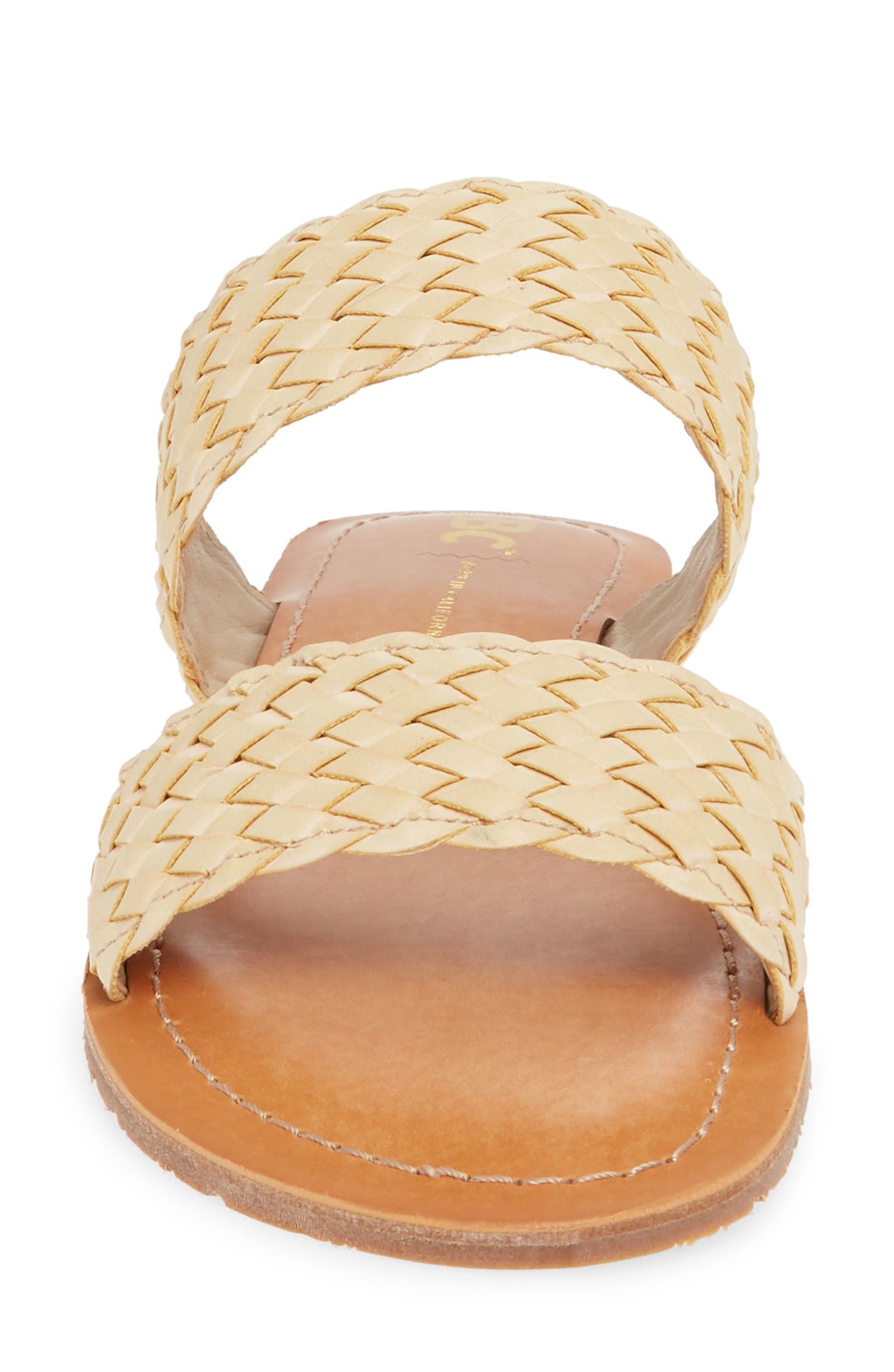 Vegan Woven Strap Sandal, Alternate, color, NATURAL