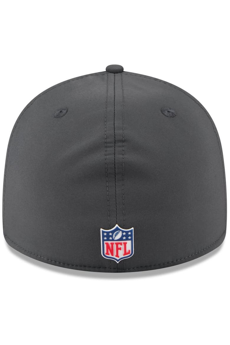 Men's New Era Charcoal New York Jets 2025 Sideline Cold Weather Retro Crown 59FIFTY Fitted Hat, Alternate, color, Charcoal