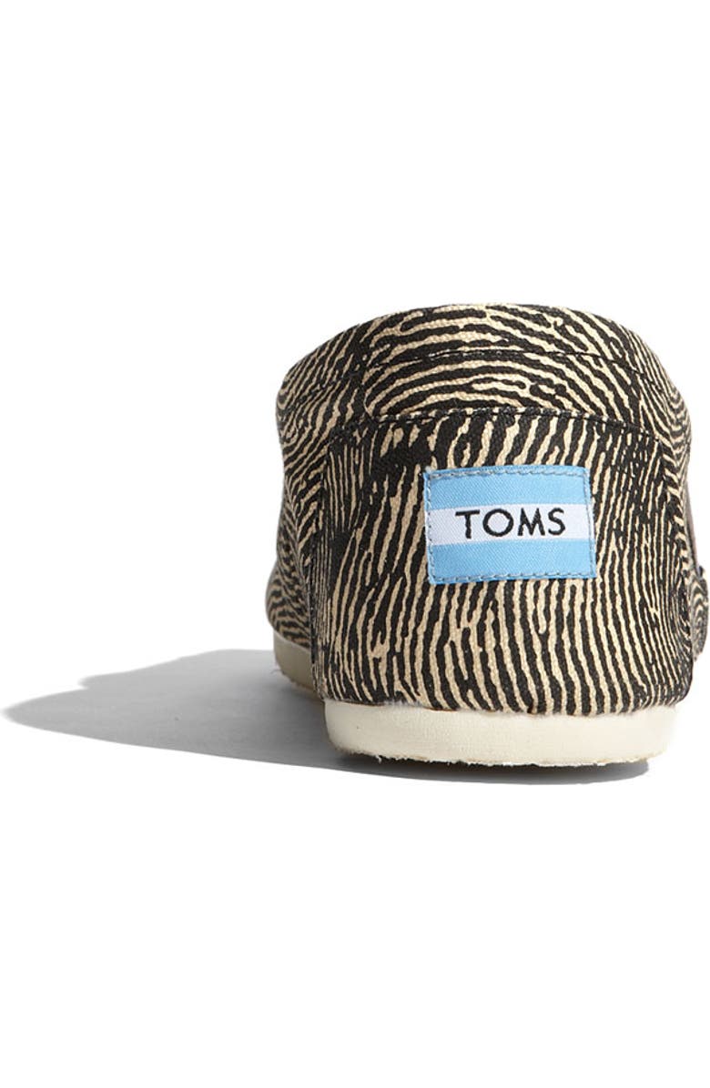 TOMS 'Classic -Print' Canvas Slip-On, Alternate, color,