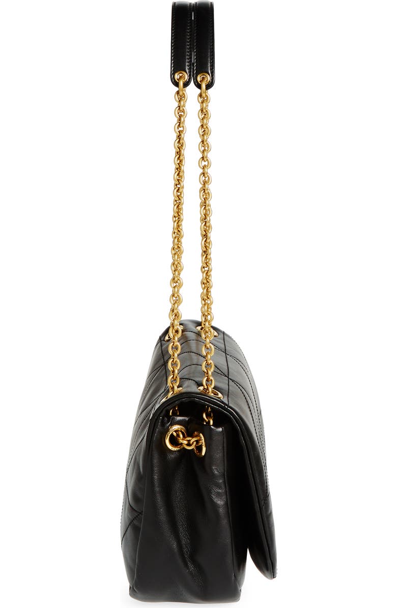 Saint Laurent Small Jamie 4.3 Patchwork Leather Shoulder Bag, Alternate, color, Nero