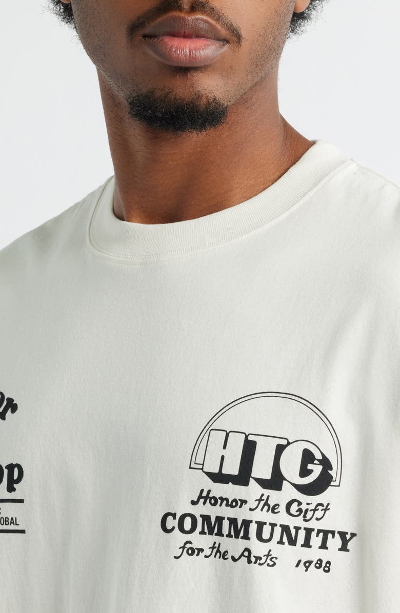 HONOR THE GIFT Workshop Graphic T-Shirt, Alternate, color, Bone