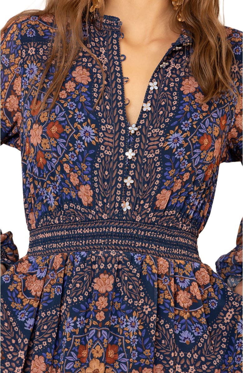 Hale Bob Marisol Chiffon Maxi Dress, Alternate, color, 