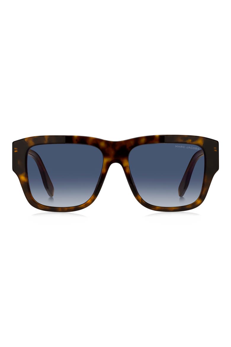 Marc 842/S 55mm Gradient Rectangular Sunglasses, Main, color, HAVANA
