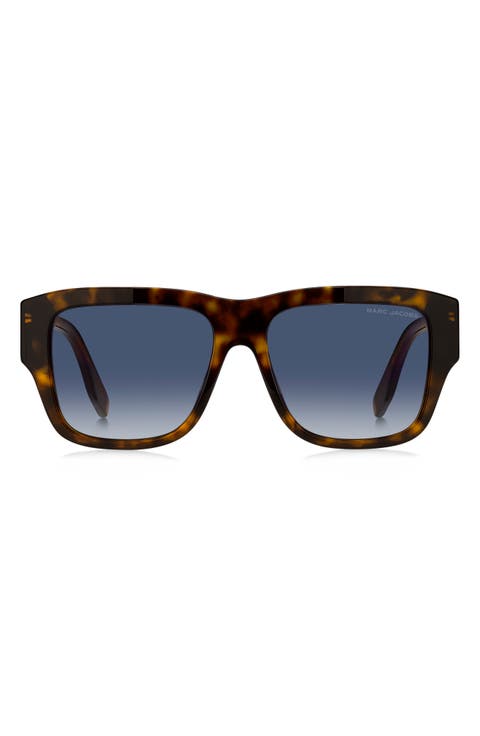 Marc 842/S 55mm Gradient Rectangular Sunglasses