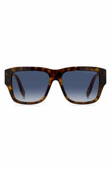Marc 842/S 55mm Gradient Rectangular Sunglasses