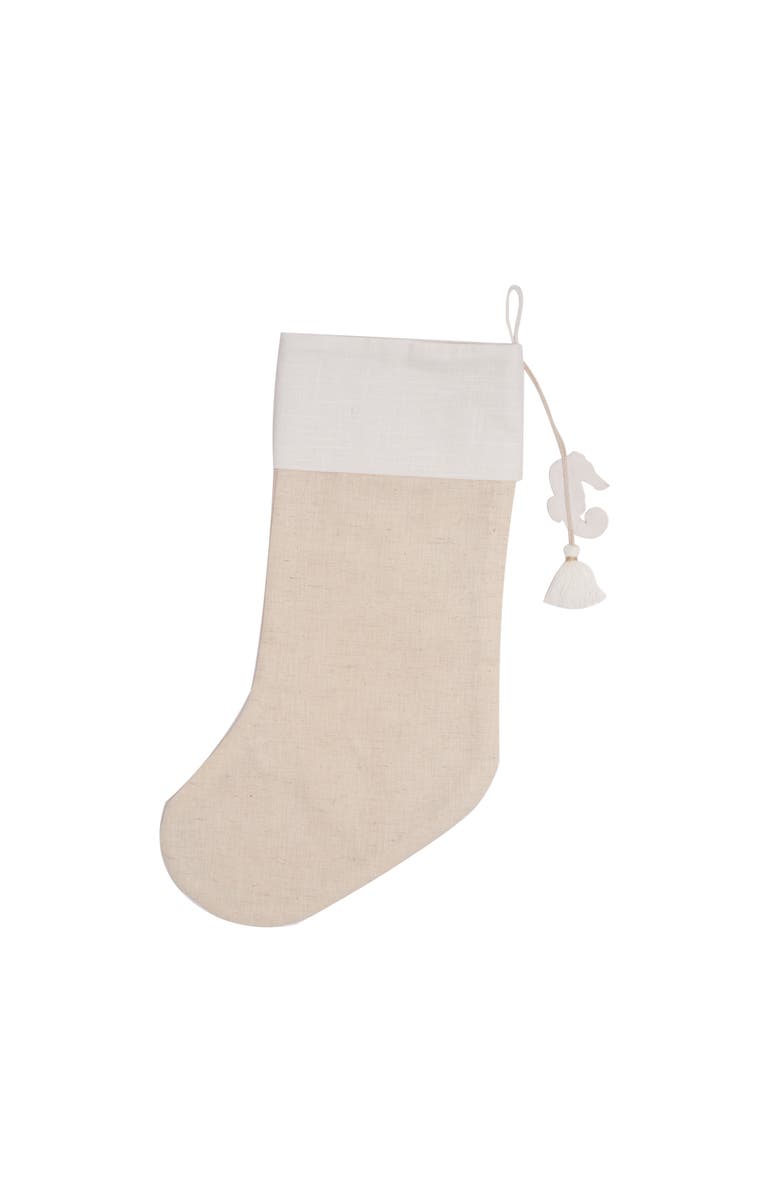 C&F Home Gold Coast Seahorse Hanging Christmas Stocking 20", Alternate, color, Gold