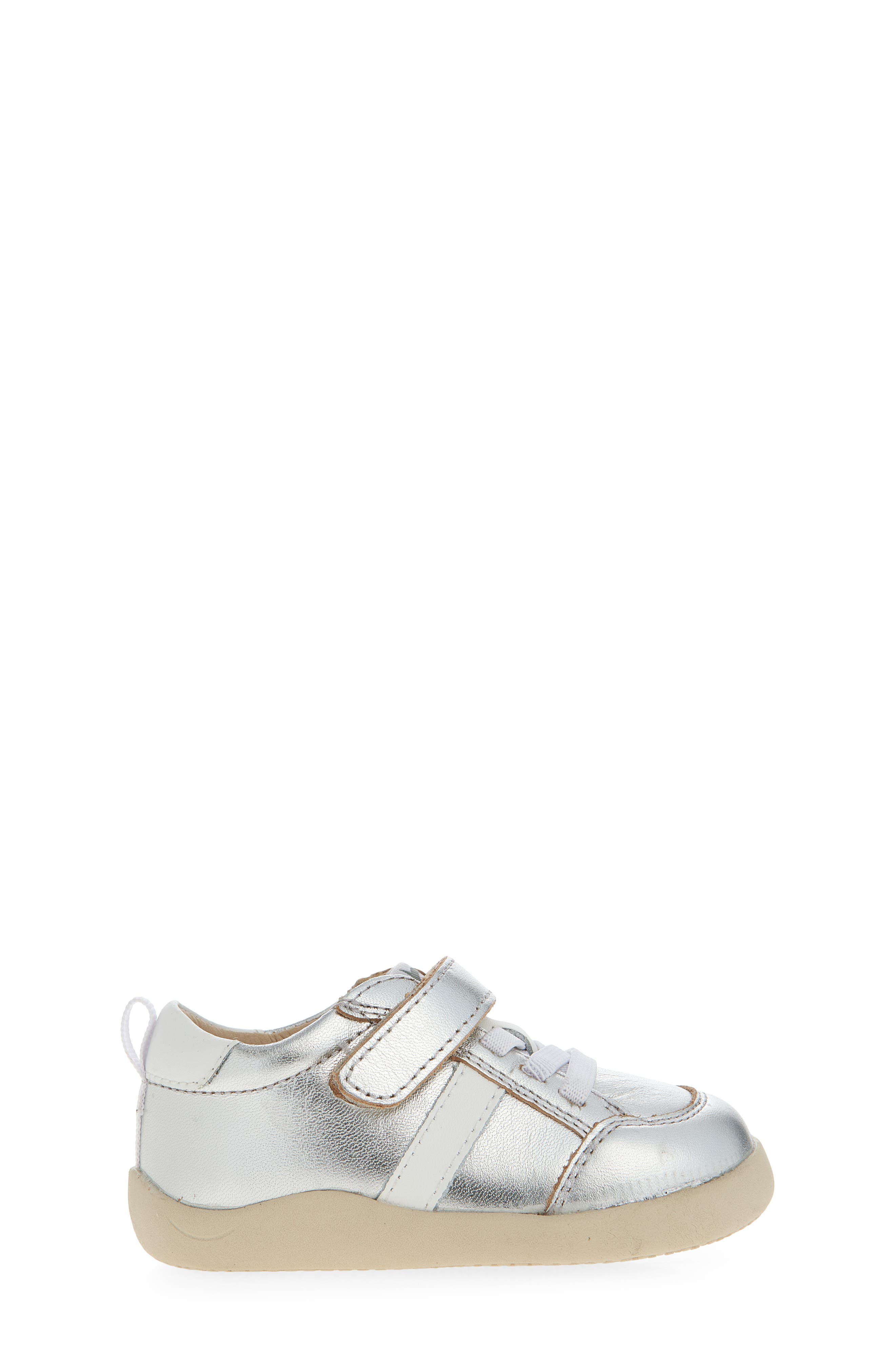 OLD SOLES Kids' 8083 Retro Sneaker, Alternate, color, Silver / Snow