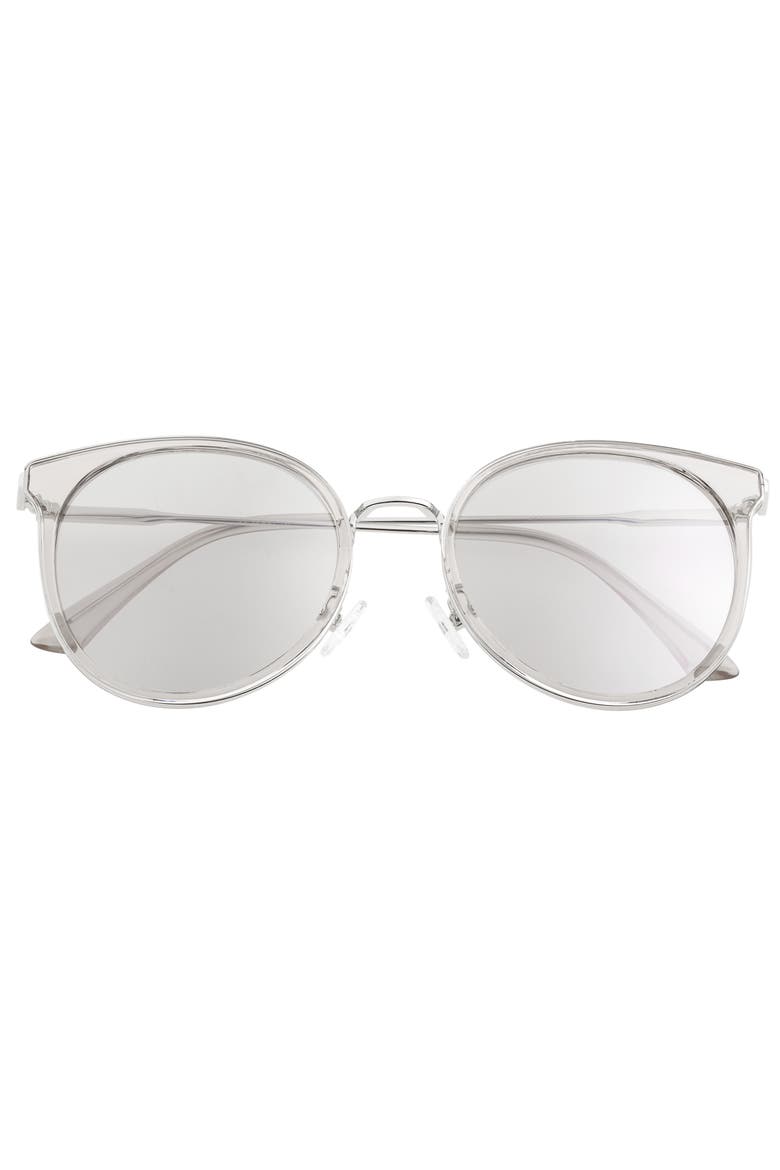 Brielle Polarized Sunglasses, Alternate, color, Clear/Clear
