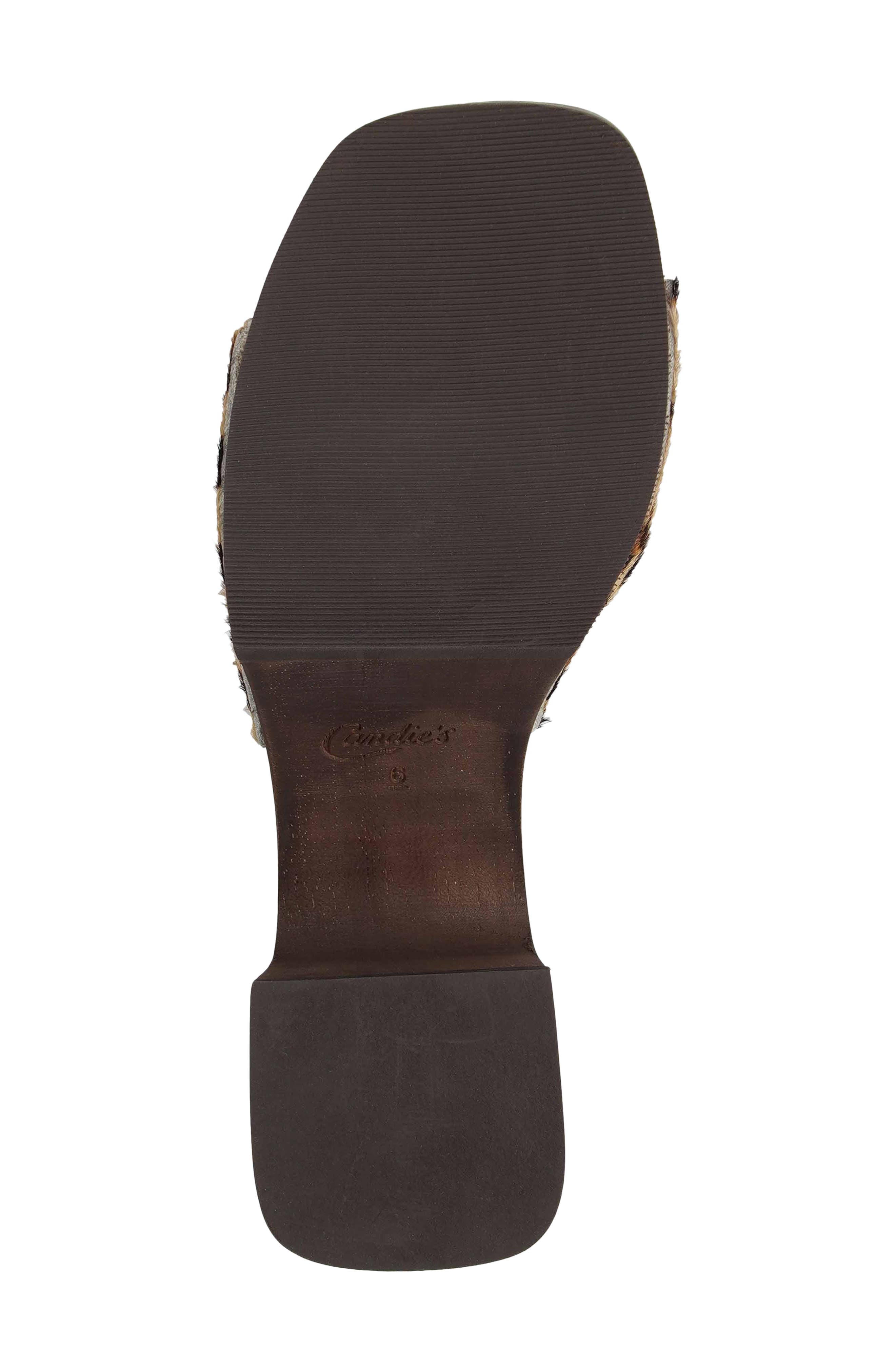 Shanda Platform Slide Sandal, Alternate, color, LEOPARD TAN