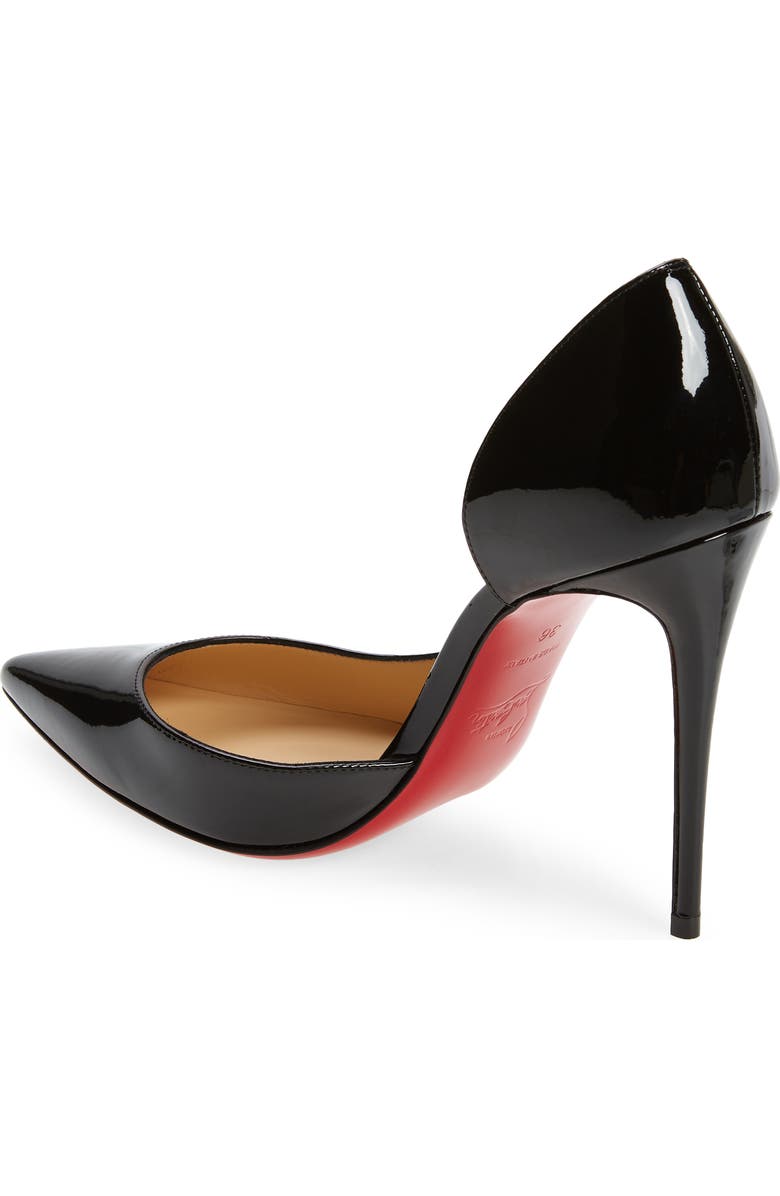 Christian Louboutin Iriza Pointed Toe Half d'Orsay Pump, Alternate, color,
