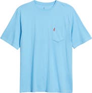 johnnie-O Brews 'n' Views Cotton Blend Pocket T-Shirt