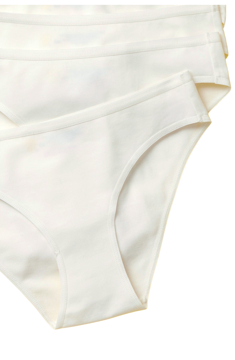 Yellowberry Simple Pima Cotton Underwear 6PK, Alternate, color, Snowflake