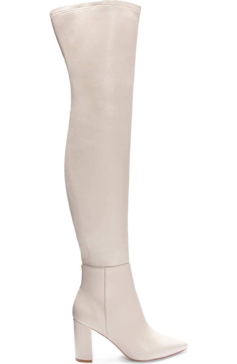 Chinese Laundry Fun Times Over the Knee Boot, Alternate, color, Cream