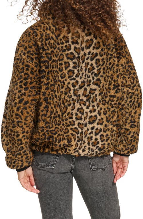 Levi's® Zip Front Teddy Jacket In Animal Print