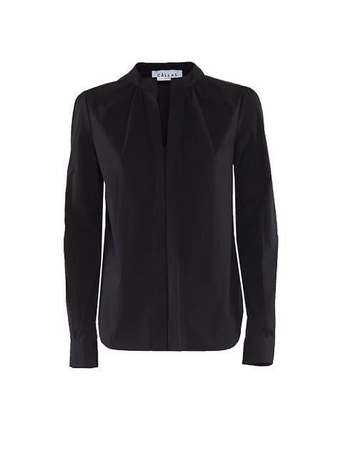 Olympia LONGSLEEVE Longsleeve Poplin Top