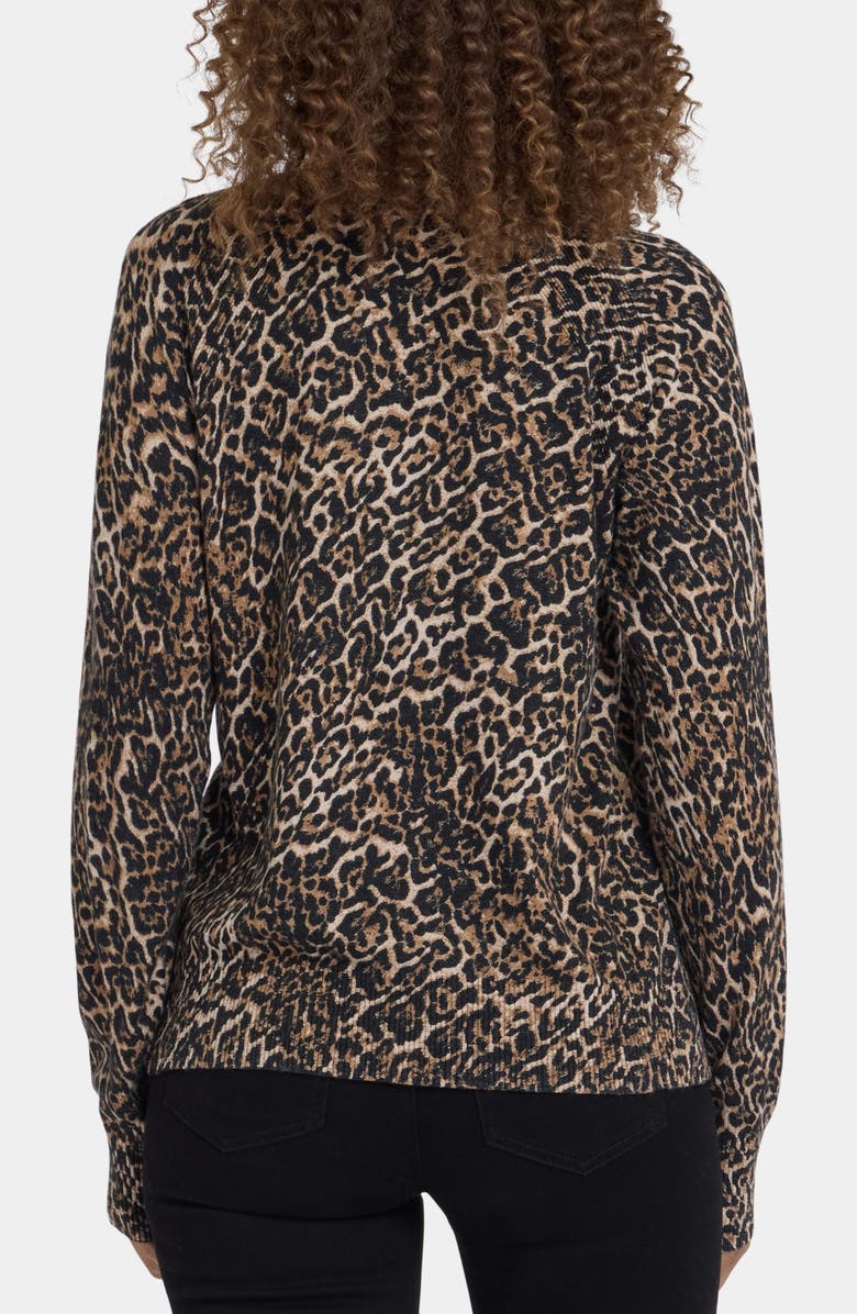 NYDJ Cheetah Sweater, Alternate, color, Onyx Cheetah