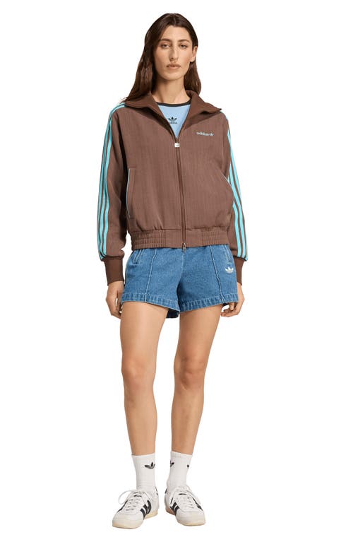 Adidas Originals Adidas Tailored Track Jacket In Brown