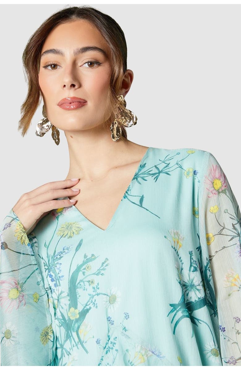 Coast Volume Frill Maxi Dress, Alternate, color, Sage