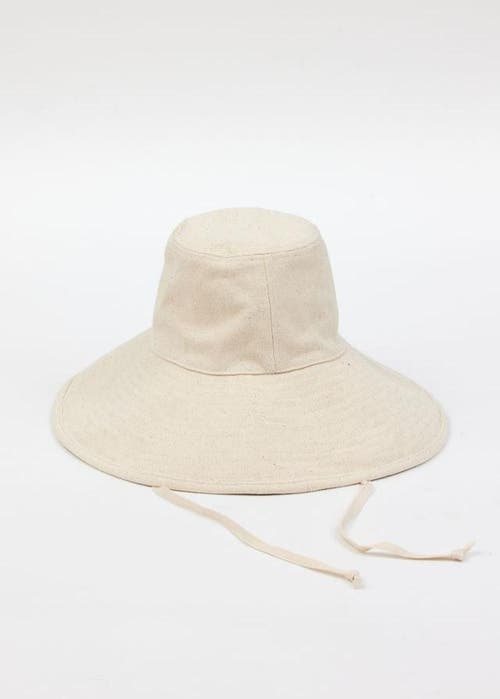 Hat Attack Livvy Canvas Sunhat In Natural