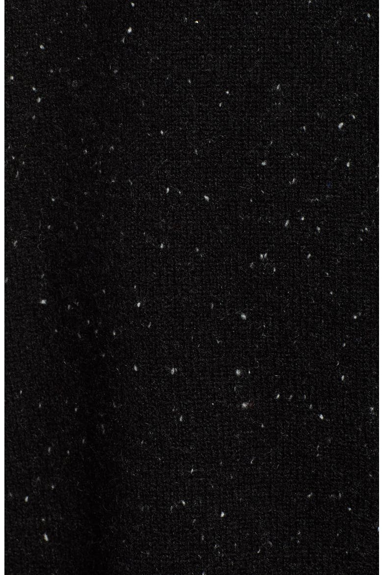 Relaxed V-Neck Cashmere Sweater, Alternate, color, BLACK NEP PATTERN