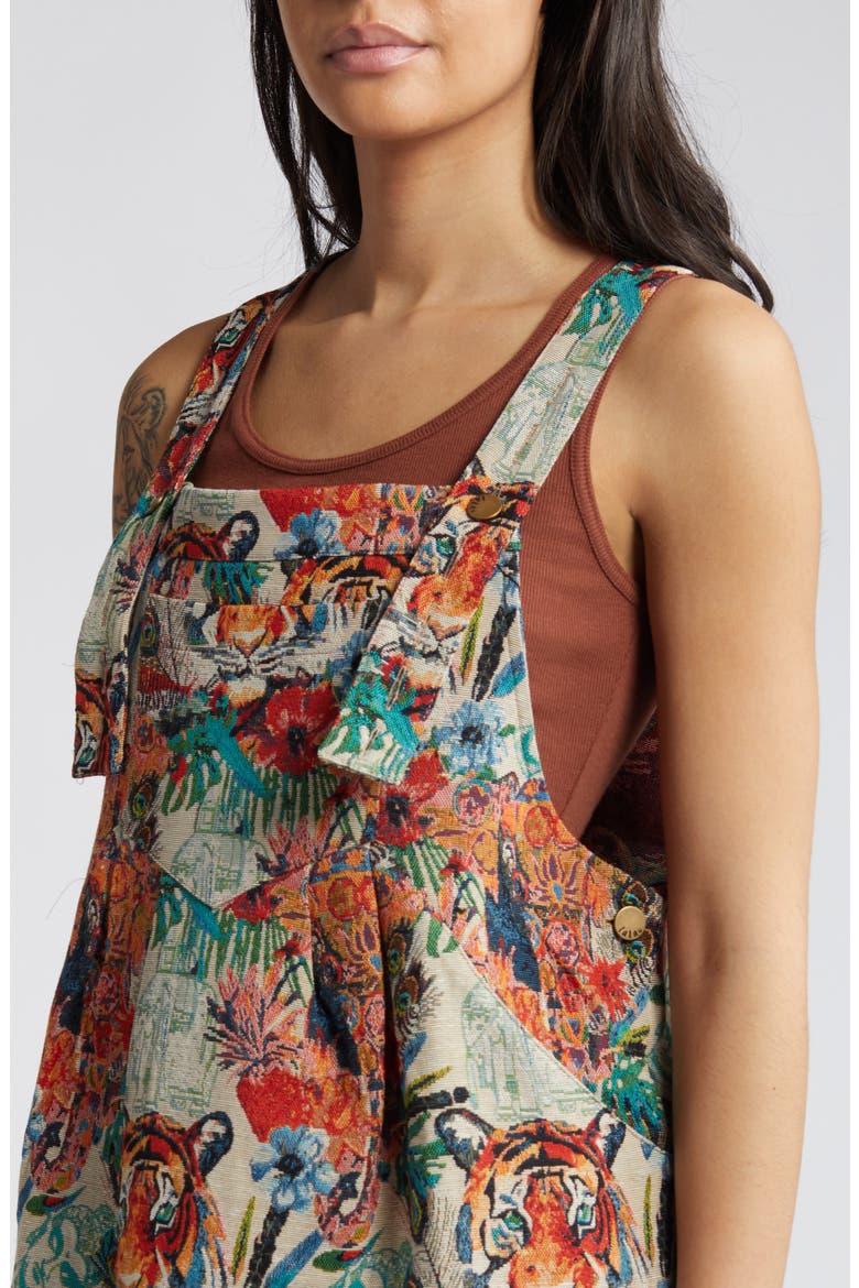 Tiger Jacquard Pinafore, Alternate, color, TIGER
