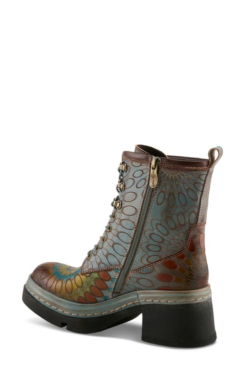 L'artiste By Spring Step Carnivale Embossed Bootie In Multi