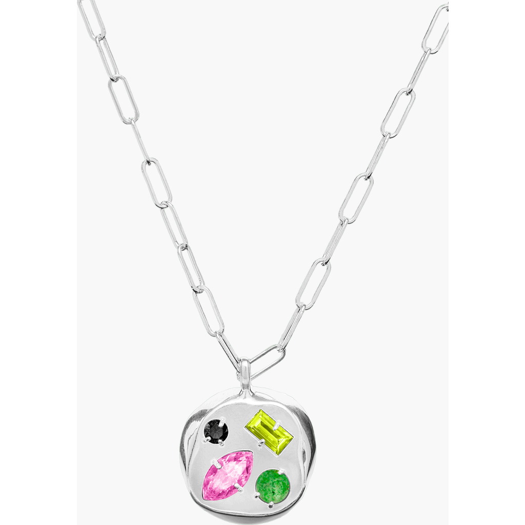 Birthdate Co. The October Birthdate Silver Pendant In October 5th - Silver